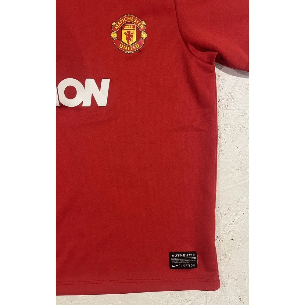 MANCHESTER UNITED 2013 2014 HOME FOOTBALL SHIRT SOCCER JERSEY Size Youth XL Boys